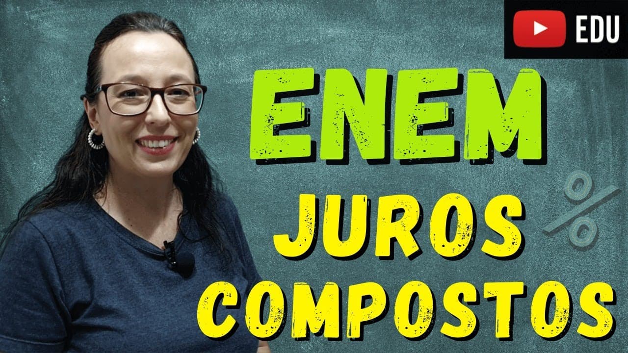 Thumbnail: ENEM - Juros Compostos - Questão Resolvida - Professora Angela