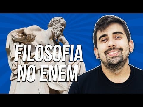 Thumbnail da aula: 3 TÓPICOS DE FILOSOFIA MAIS COBRADOS NO ENEM | Prof. Leandro Vieira