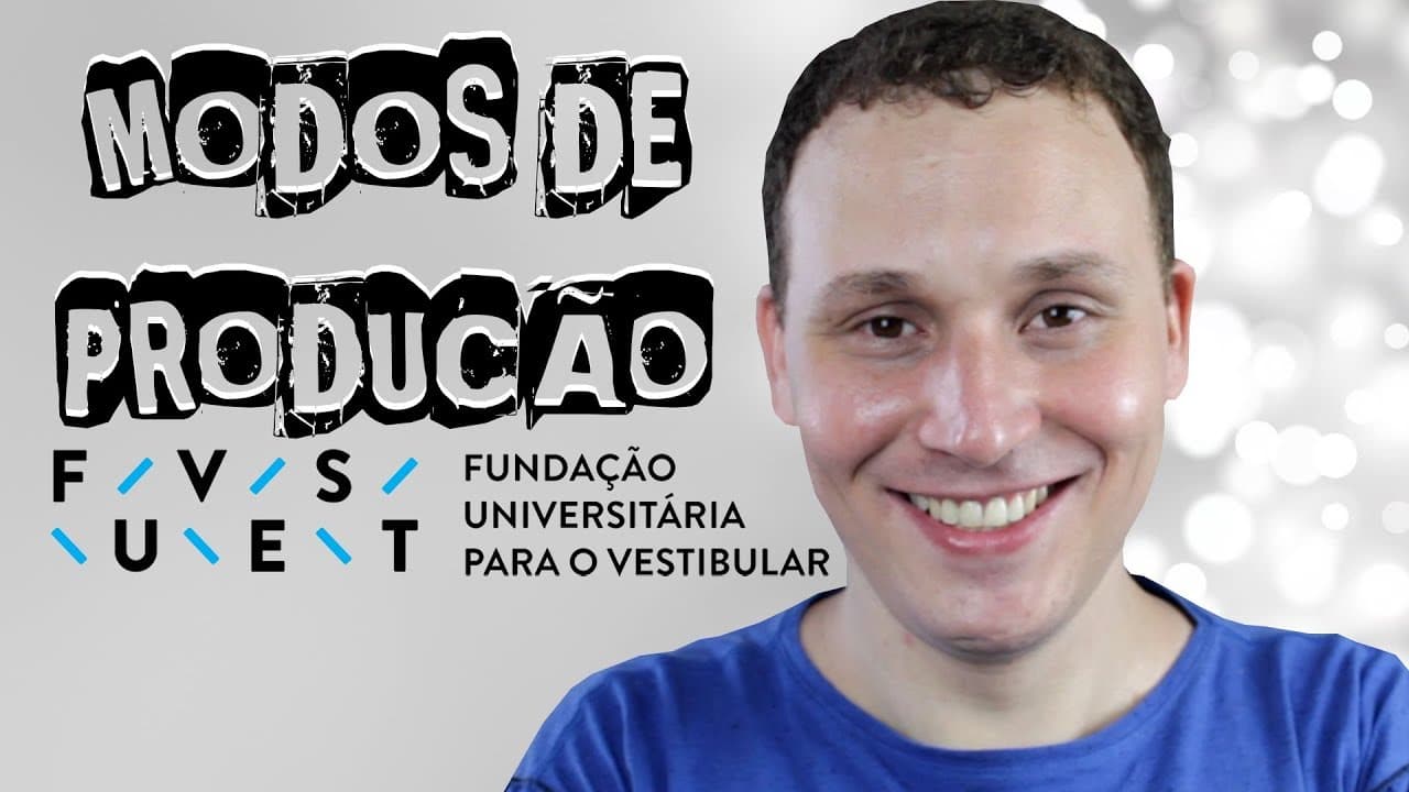 Thumbnail: MODOS DE PRODUÇÃO PARA A FUVEST.