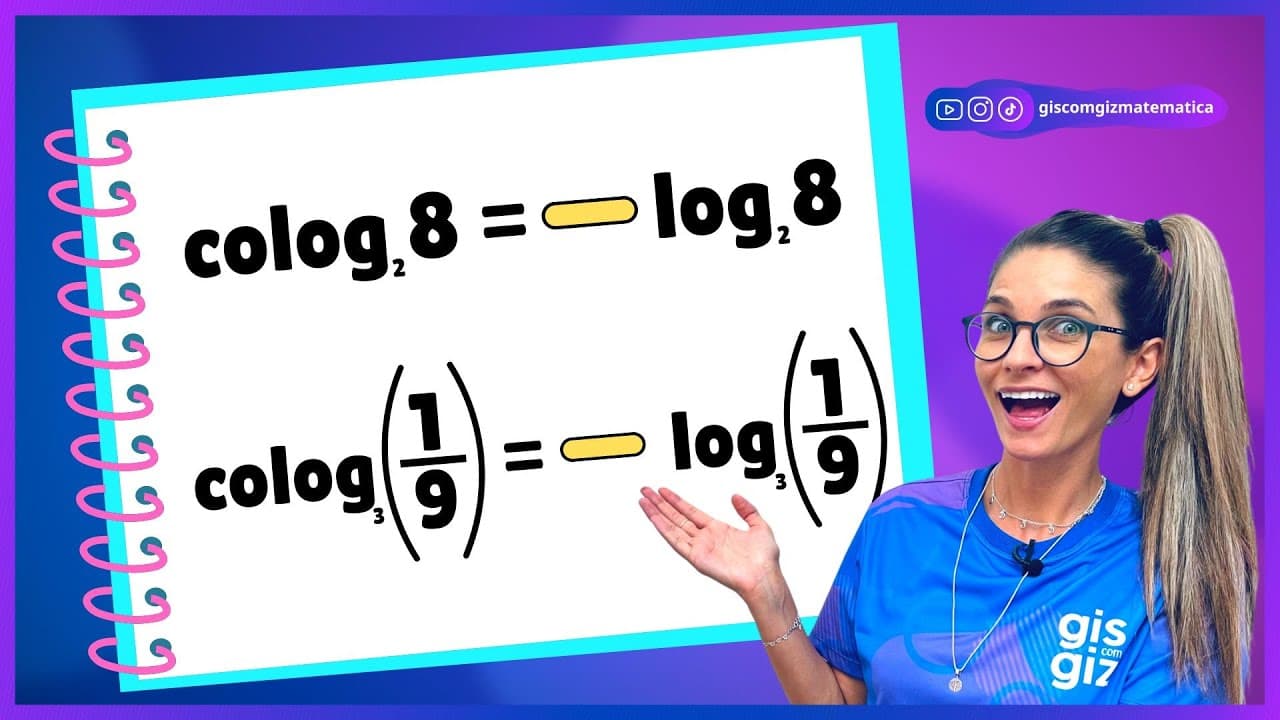 Thumbnail: COLOGARITMO - DEFINIÇÃO EXEMPLOS E EXERCÍCIOS
