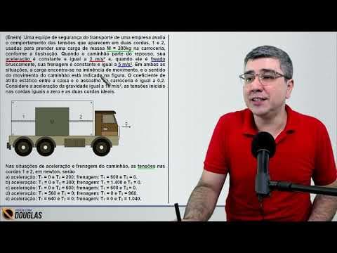 Thumbnail da aula: ENEM 2023 Uma equipe de segurança do transporte de uma empresa avalia o comportamento das tensões