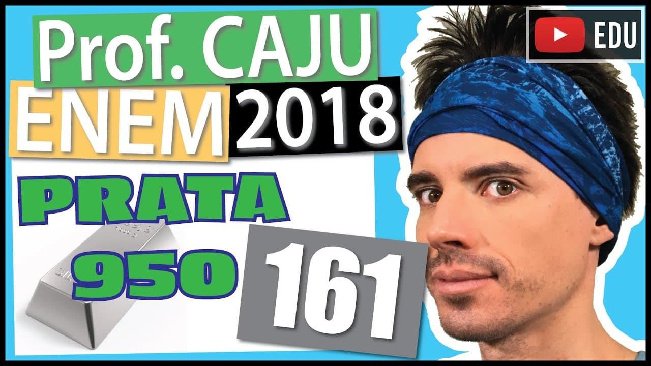 Thumbnail: [ENEM 2018] 161 📓 RAZÃO E PROPORÇÃO Os tipos de prata normalmente vendidos são 975, 950 e 925. Essa