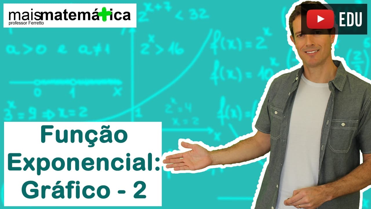 Thumbnail: Função Exponencial: Gráfico - Parte 2 (Aula 4 de 7)