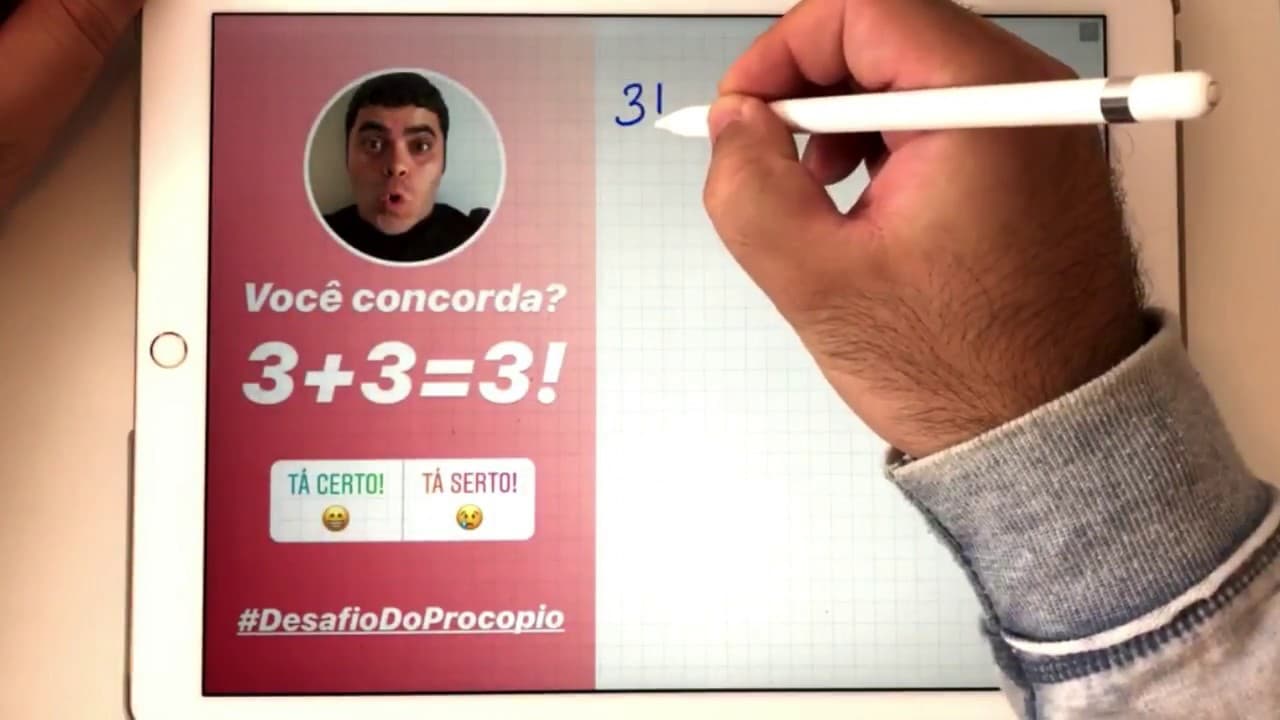 Thumbnail: 🤯 VOCÊ CONSEGUE RESOLVER ESSE PROBLEMA ENVOLVENDO O FATORIAL DO 3? #DesafioDoProcopio