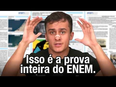 Thumbnail da aula: NÃO TEM COMO SER APROVADO EM MEDICINA PELO ENEM SEM HABILIDADE INTERPRETATIVA.