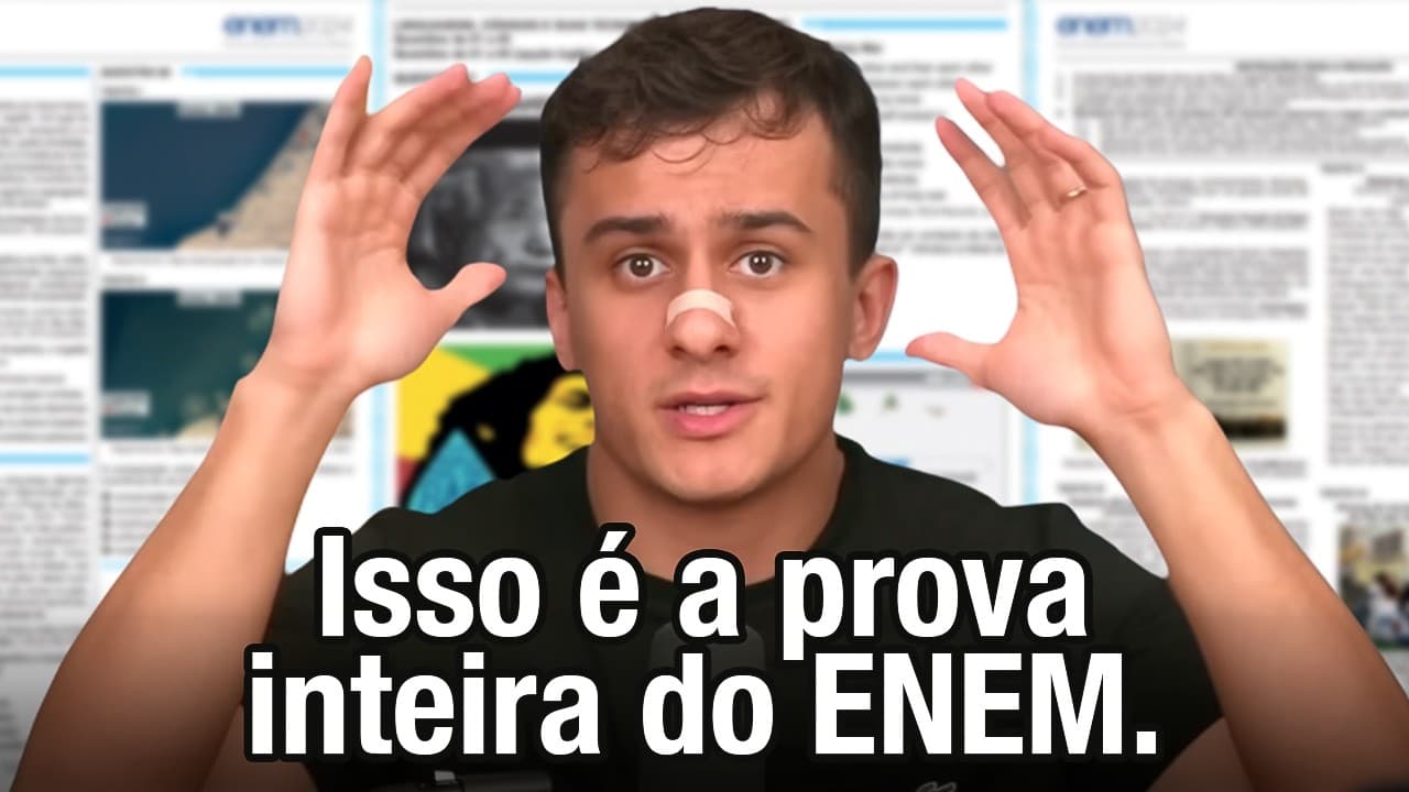 Thumbnail: NÃO TEM COMO SER APROVADO EM MEDICINA PELO ENEM SEM HABILIDADE INTERPRETATIVA.