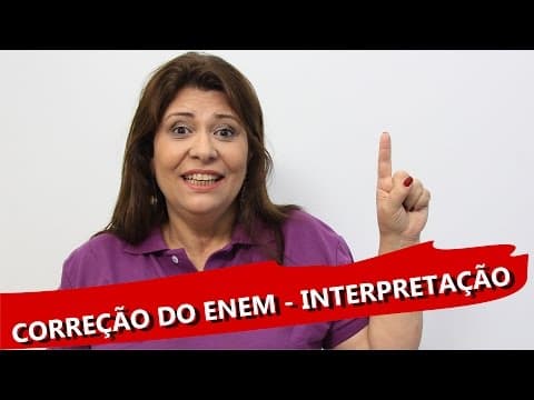 Thumbnail da aula: Correção do Enem 2015 - Interpretação