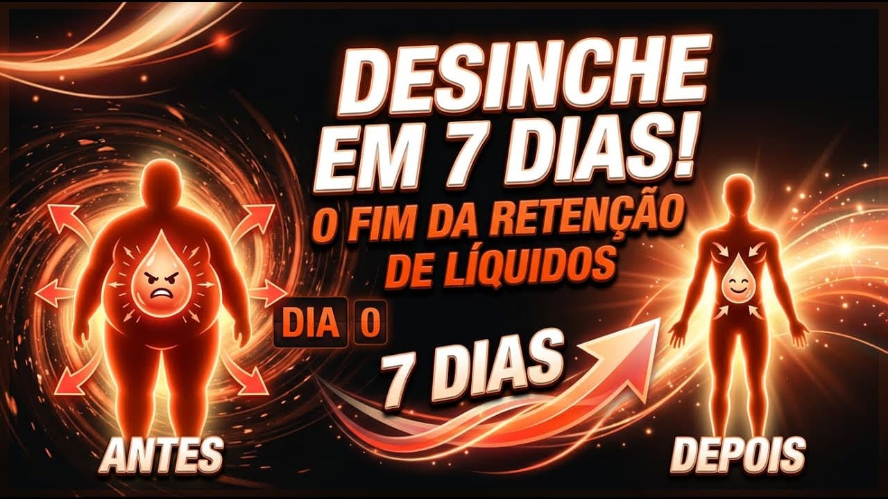 Thumbnail: Impacto do Inchaço na Saúde | Desinchar em 7 Dias: O Guia Definitivo Contra Retenção e Inchaço