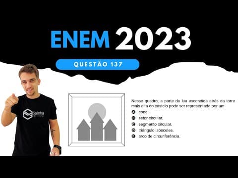 Thumbnail da aula: ENEM 2023 - QUESTÃO 137 - As figuras pintadas no quadro da sala de estar de uma residência