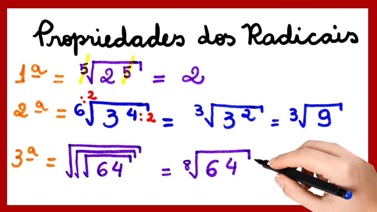 Thumbnail: RADICAIS E SUAS PROPRIEDADES. APRENDA EM UMA AULA SIMPLES E RÁPIDA .√√√