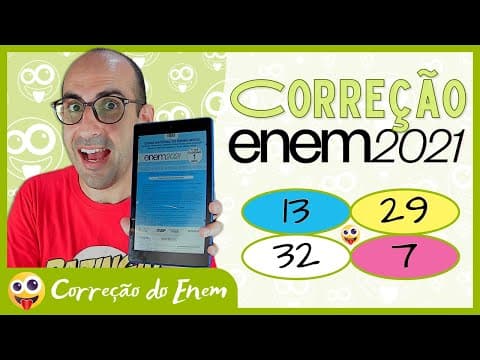 Thumbnail da aula: [CORREÇÃO DO ENEM] Questão 13 - Enem 2021 - Prova azul ▷ Quando neném nascer, renunciarei
