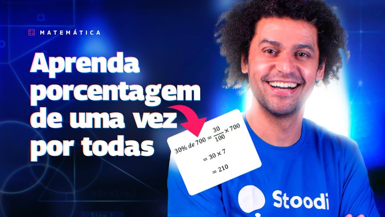 Thumbnail: PORCENTAGEM SIMPLES, COM EXERCÍCIOS! - DÚVIDAS VESTIBULAR #5
