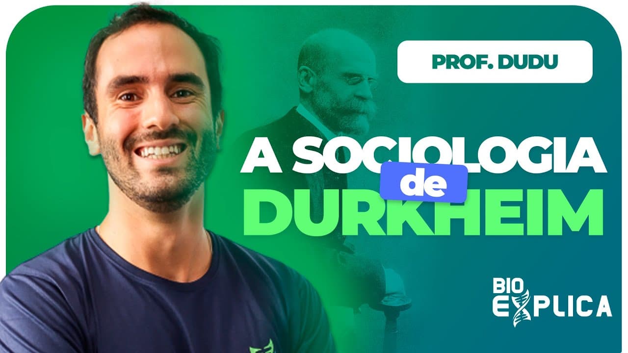 Thumbnail: A sociologia de Durkheim | Prof. Dudu