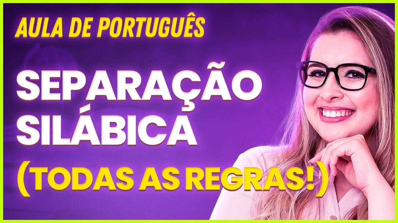 Thumbnail: COMO SEPARAR EM SÍLABAS? (Gramática para Concursos) - Professora Pamba