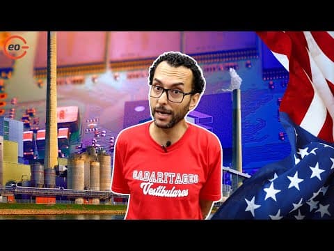 Thumbnail da aula: GEOGRAFIA | INDÚSTRIA NOS ESTADOS UNIDOS | Vale do Silício | Sun belt | Manufacturing belt