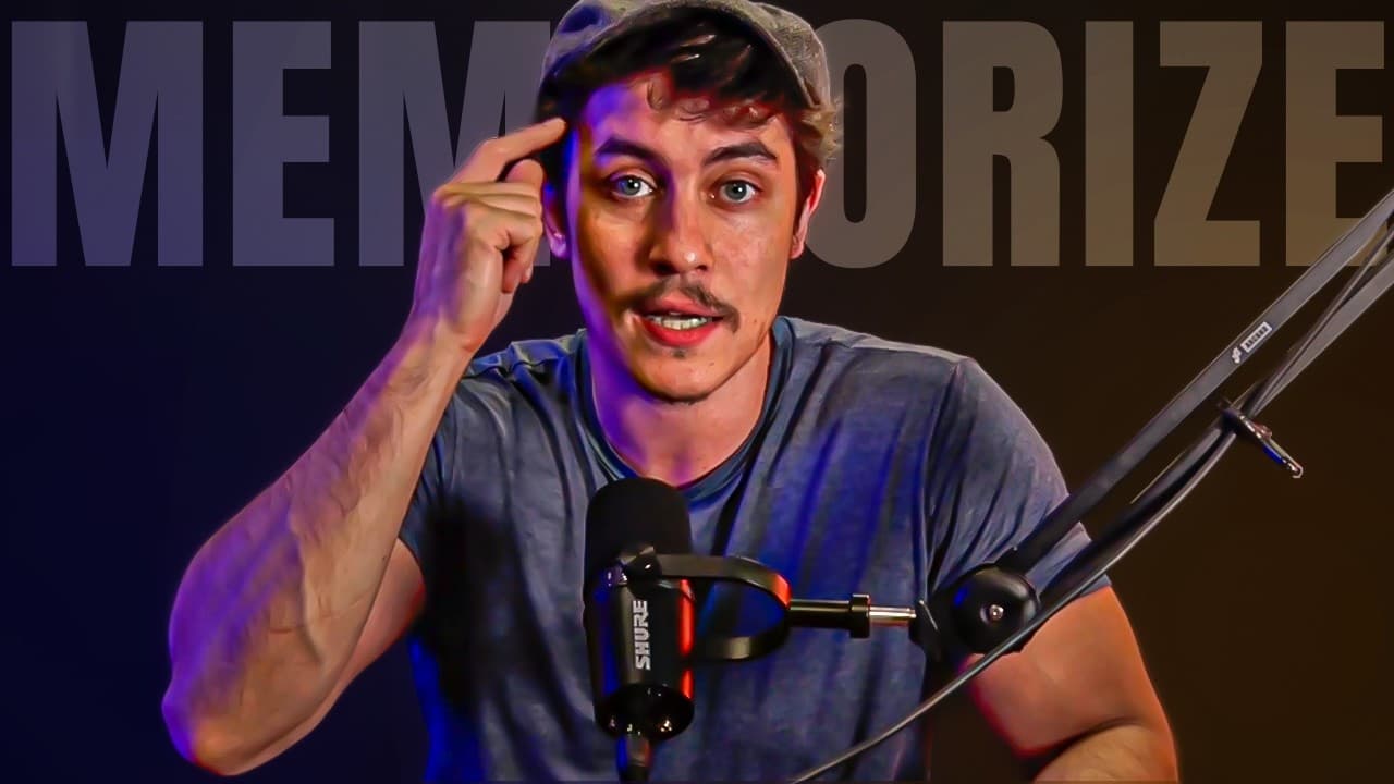Thumbnail: A diferença entre ESTUDAR e APRENDER (que ninguém te ensinou)