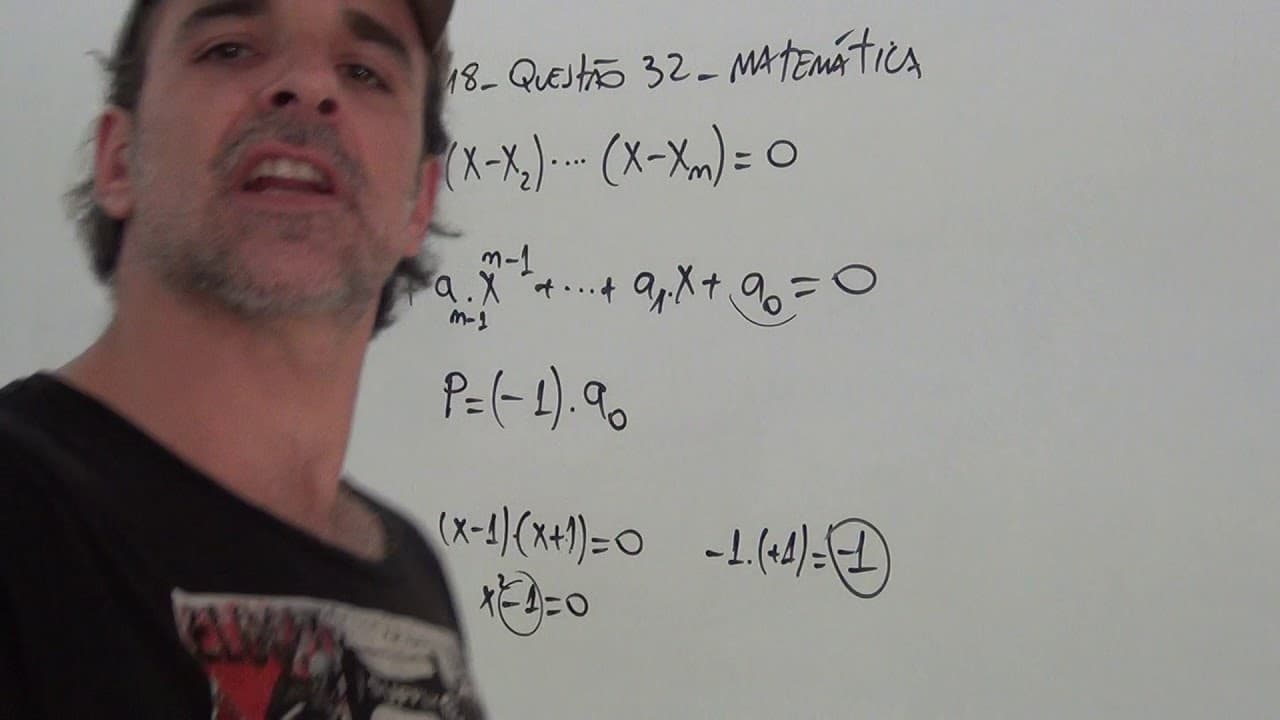 Thumbnail: FUVEST 2018 Matemática Questão 32