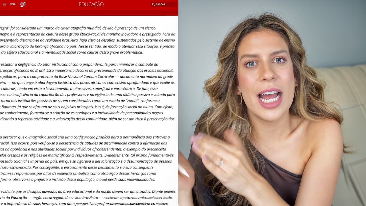 Thumbnail: Isso NÃO Funciona Mais na Redação do Enem