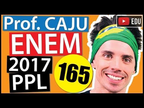 Thumbnail da aula: [ENEM 2017 PPL] 165 📒 GEOMETRIA ESPACIAL O hábito cristalino é um termo utilizado por mineralogistas