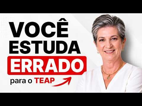 Thumbnail da aula: Como ser APROVADO na PROVA TEAP com Marta Garcia