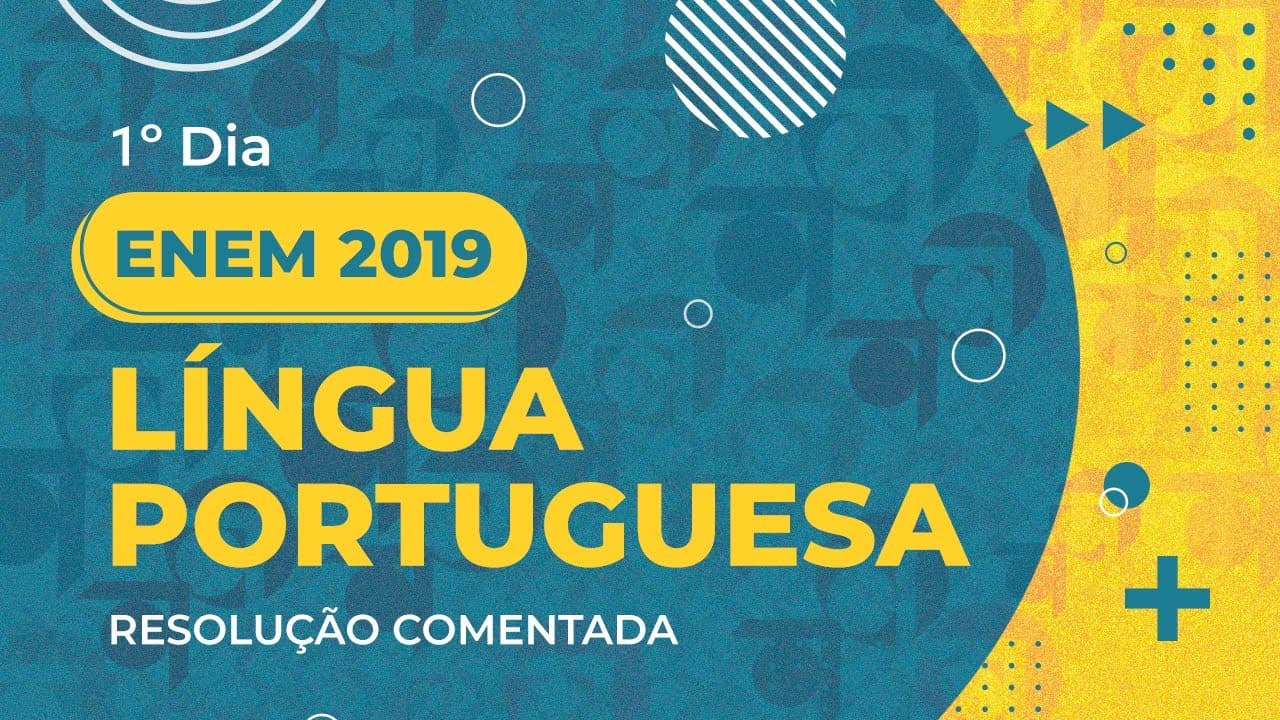 Thumbnail: Resolução Comentada - ENEM 2019 - 1º dia - Língua Portuguesa