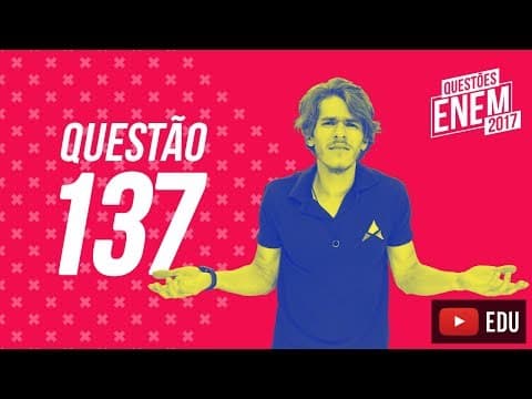 Thumbnail da aula: Enem 2017 - Matemática | Questão 137 (Caderno Amarelo)