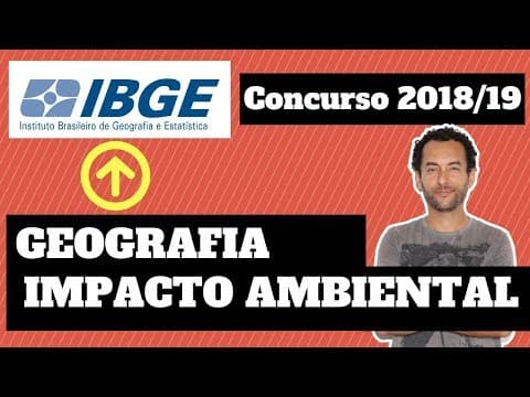 Thumbnail da aula: #ConcursoIBGE |Concurso do IBGE 2018/19| Geografia | Questões comentadas|