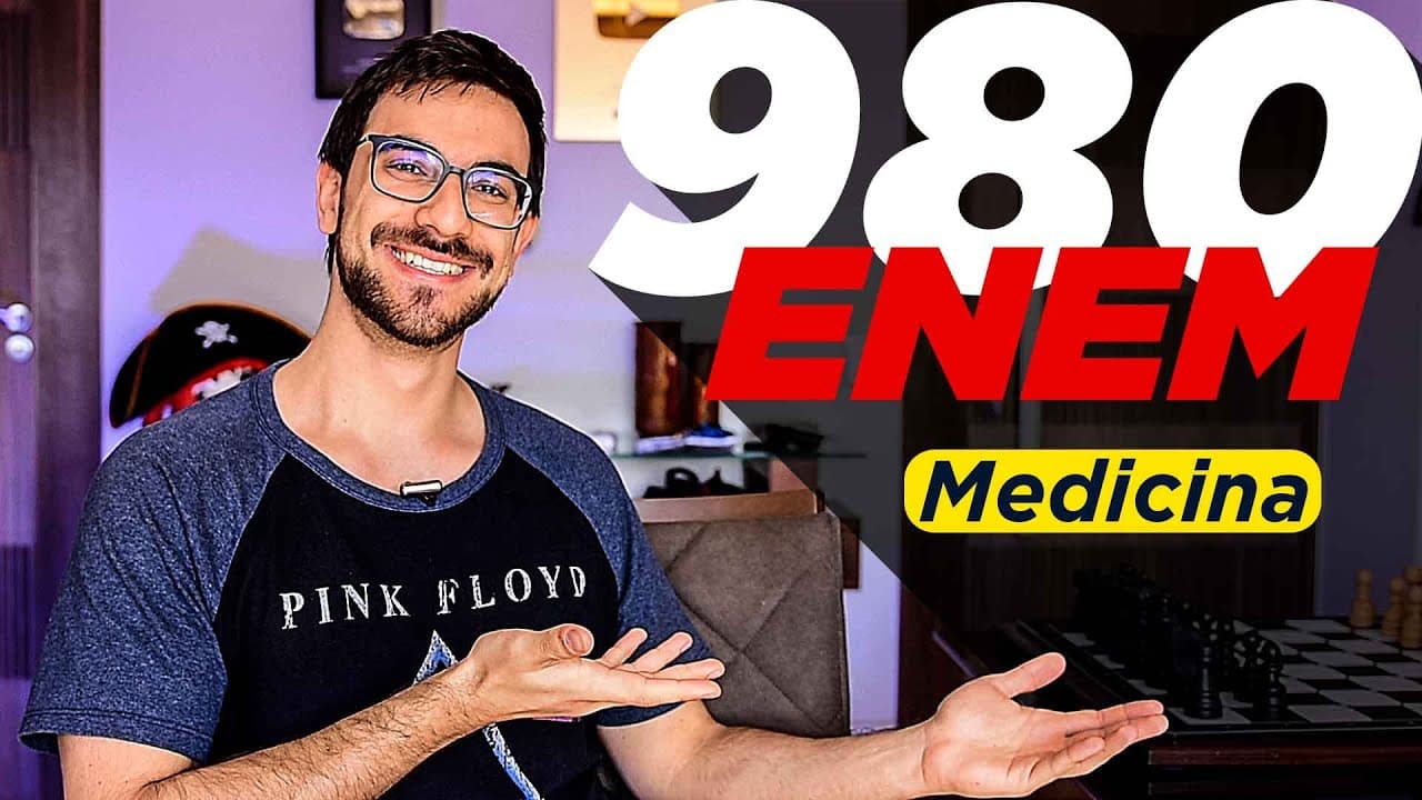 Thumbnail: MINHA REDAÇÃO 980 DO ENEM 2021: Aprovado em Medicina!!