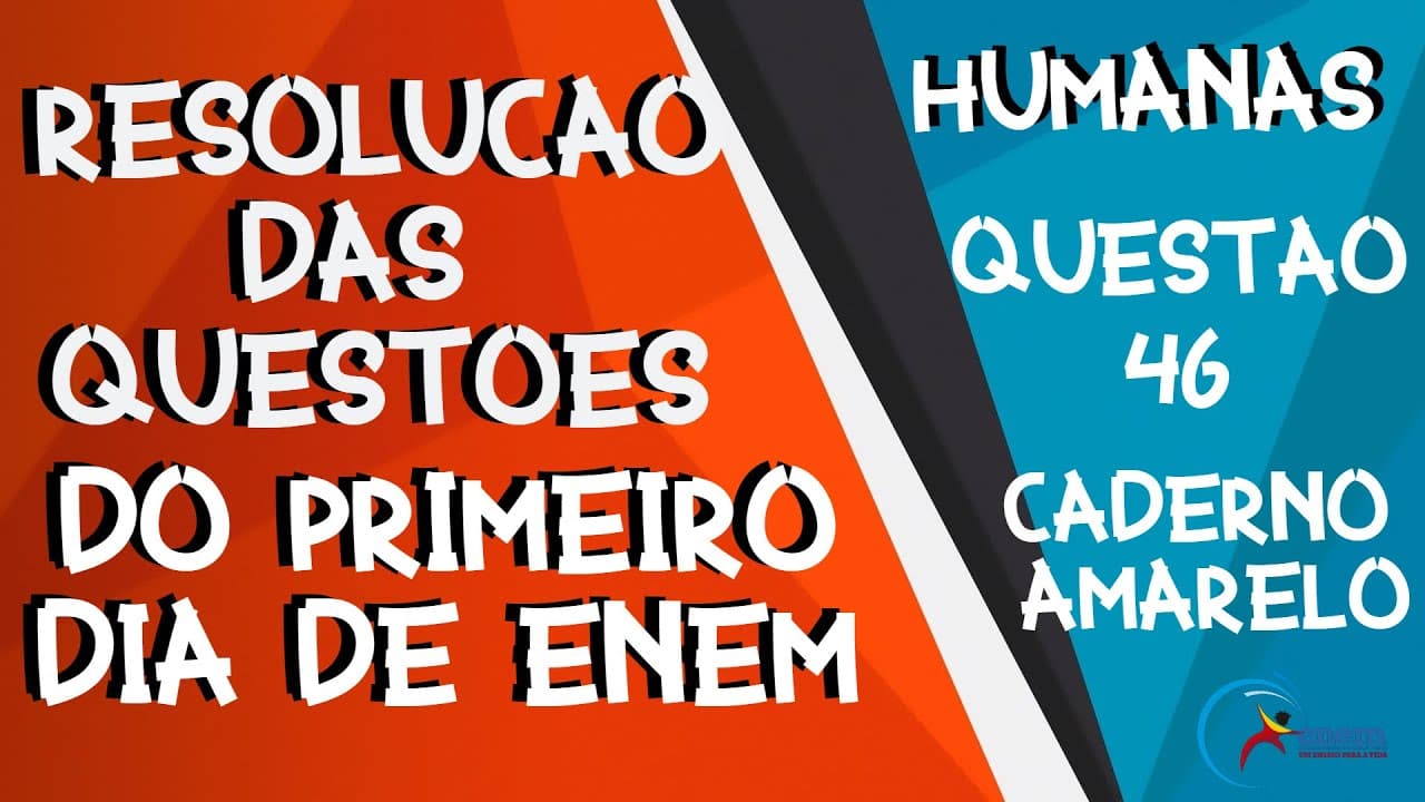 Thumbnail: ENEM 2020 | Ciências Humanas | Questão 46 - Caderno Amarelo | O movimento sedicioso ocorrido na...