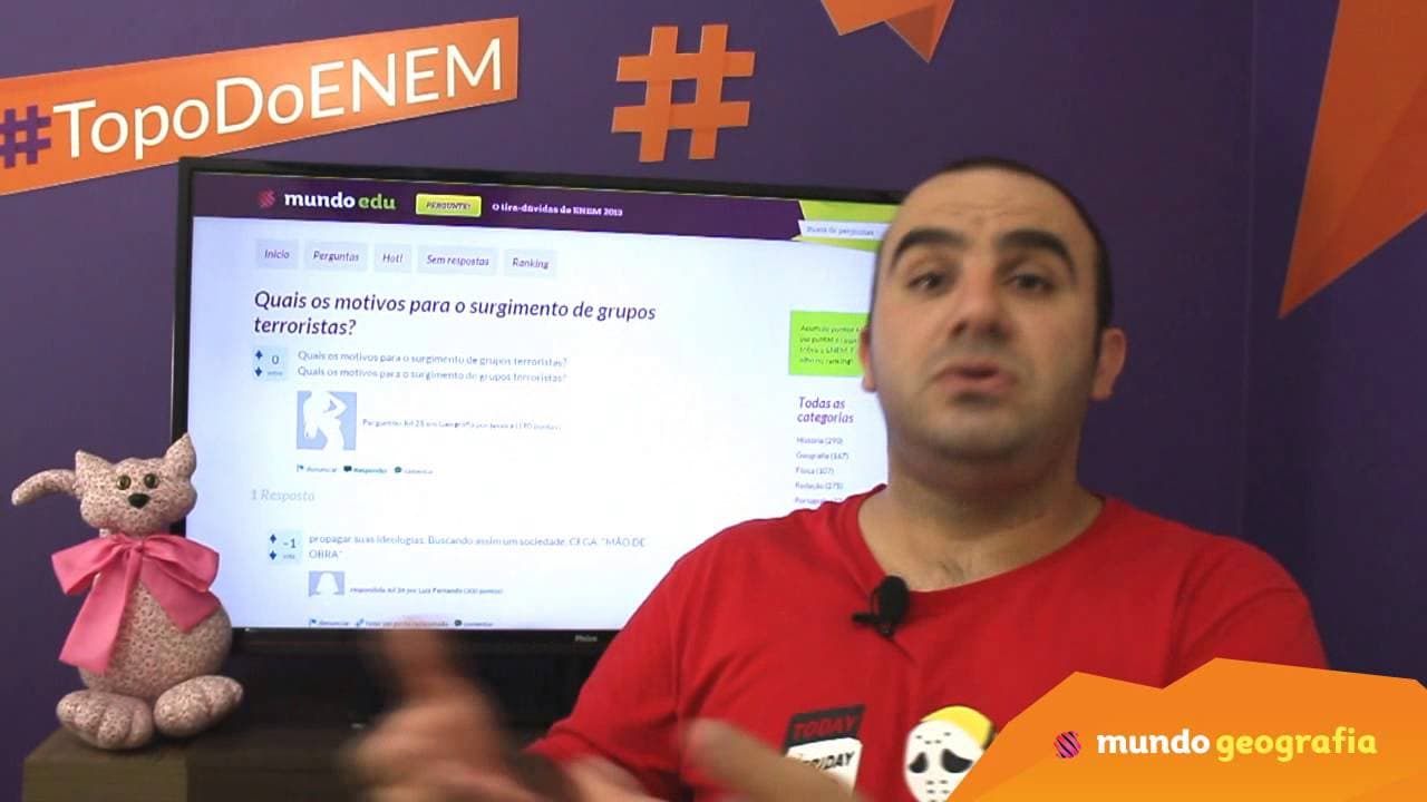 Thumbnail: Pergunte! - Quais os motivos para o surgimento de grupos terroristas?