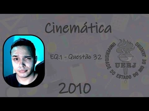 Thumbnail da aula: UERJ 2010 | Cinemática | Um foguete persegue um avião, ambos com velocidades constantes e mesma
