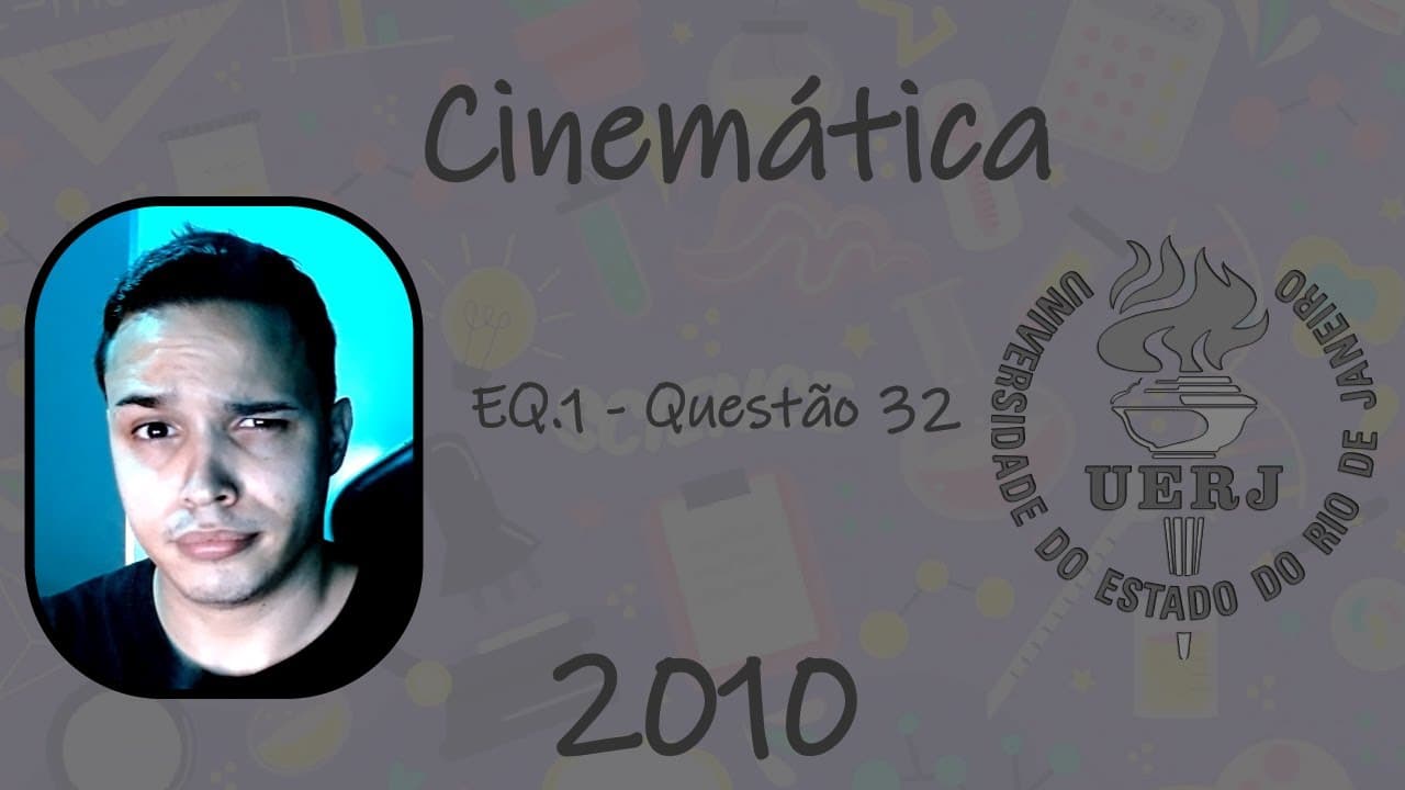 Thumbnail: UERJ 2010 | Cinemática | Um foguete persegue um avião, ambos com velocidades constantes e mesma
