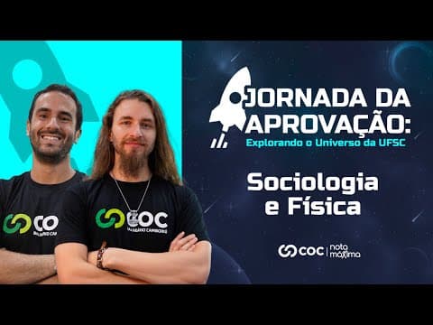 Thumbnail da aula: Jornada da Aprovação: Explorando o Universo da UFSC - Dia 04