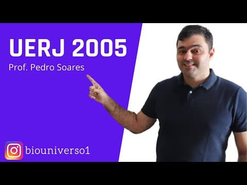Thumbnail da aula: UERJ 2005 - Metabolismo - As células do nosso organismo metabolizam glicídios