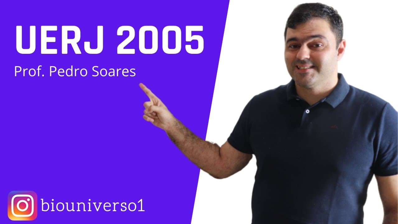 Thumbnail: UERJ 2005 - Metabolismo - As células do nosso organismo metabolizam glicídios