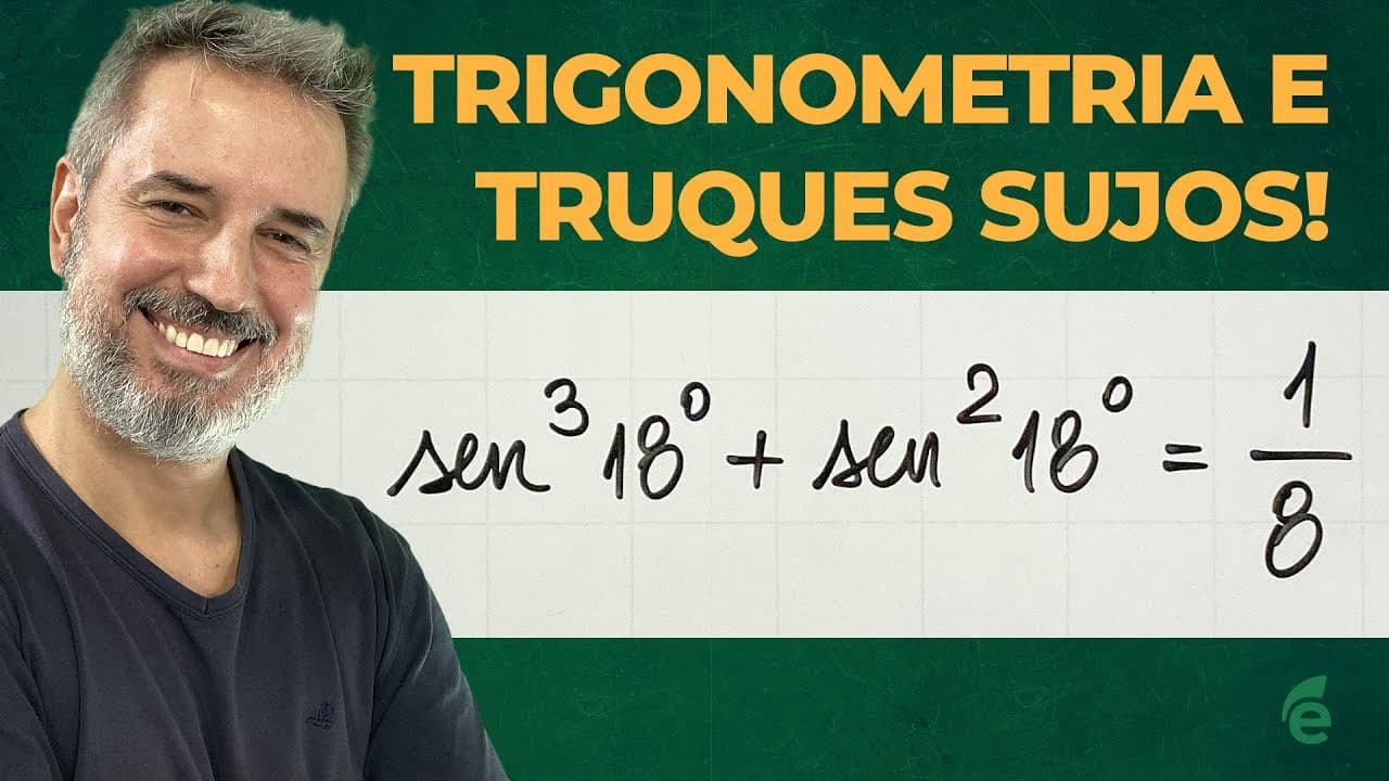 Thumbnail: Uma questão de Trigonometria cheia de truques sujos! [Horizontal]