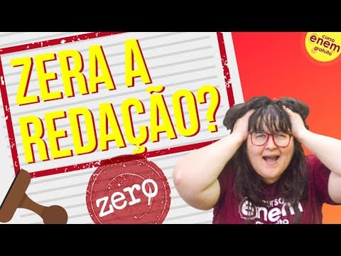 Thumbnail da aula: DIREITOS HUMANOS NA REDAÇÃO DO ENEM: PRECISA MESMO RESPEITAR?