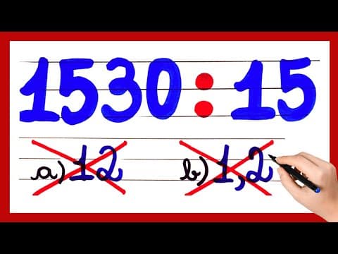 Thumbnail da aula: ERROS que os alunos cometem nas provas!! DIVISÃO!!