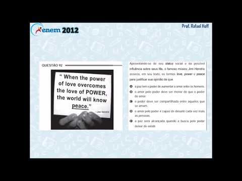 Thumbnail da aula: Inglês Enem 2012: compreensão de texto (Jimi Hendrix).