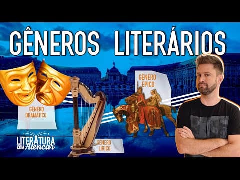Thumbnail da aula: VAMOS FALAR SOBRE GÊNEROS LITERÁRIOS? Você sabe quais são eles?
