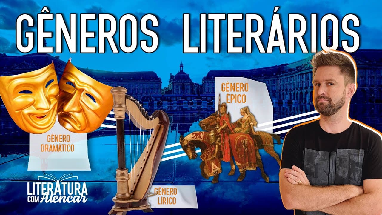 Thumbnail: VAMOS FALAR SOBRE GÊNEROS LITERÁRIOS? Você sabe quais são eles?