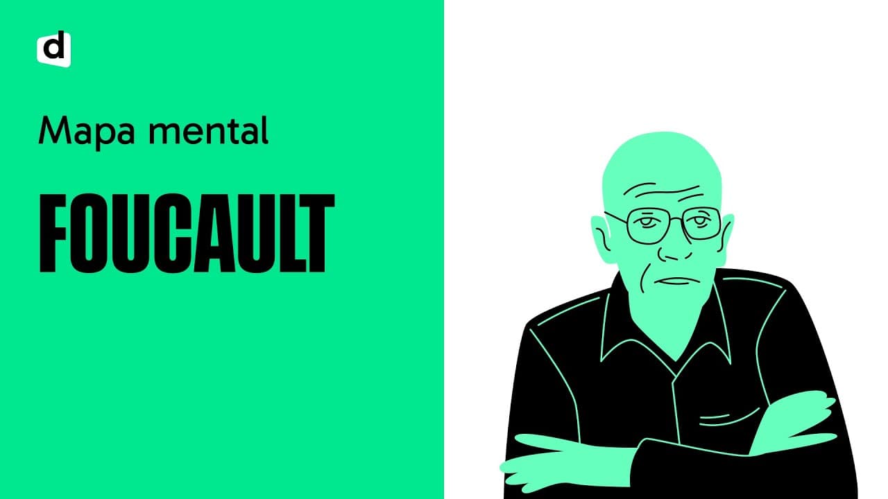 Thumbnail: FOUCAULT | MAPA MENTAL | QUER QUE DESENHE