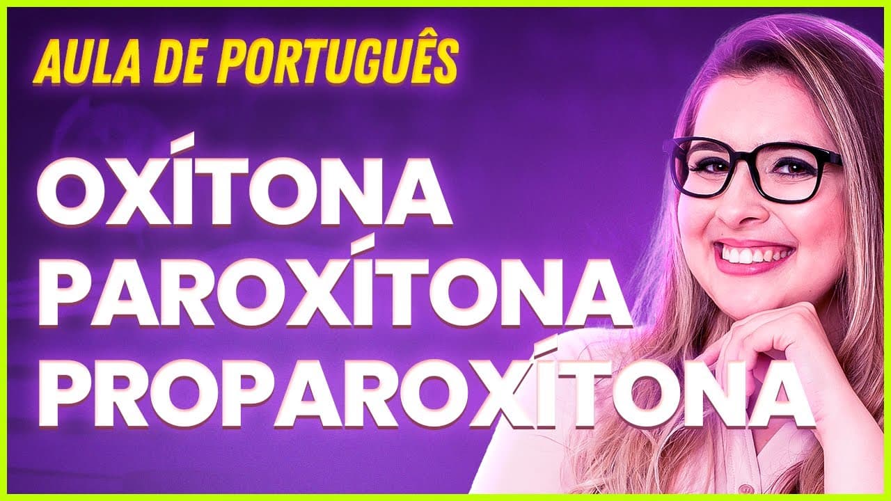 Thumbnail: OXÍTONA, PAROXÍTONA E PROPAROXÍTONA (Gramática para Concursos) - Professora Pamba