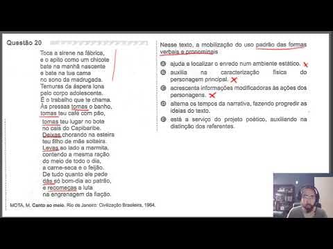 Thumbnail da aula: ENEM 2019 - Linguagens | Questao 20 (Prova Amarela)