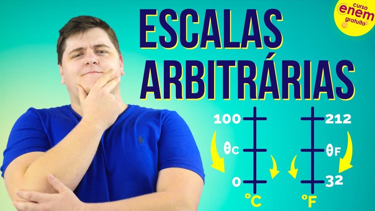 Thumbnail: ESCALAS ARBITRÁRIAS: COMO MONTAR UMA ESCALA TERMOMÉTRICA | Física para o Enem