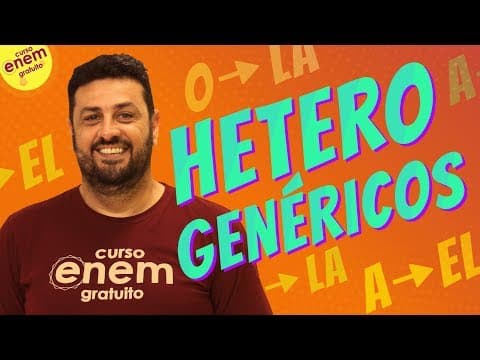 Thumbnail da aula: HETEROGENÉRICOS DO ESPANHOL | Resumo de Espanhol para o Enem