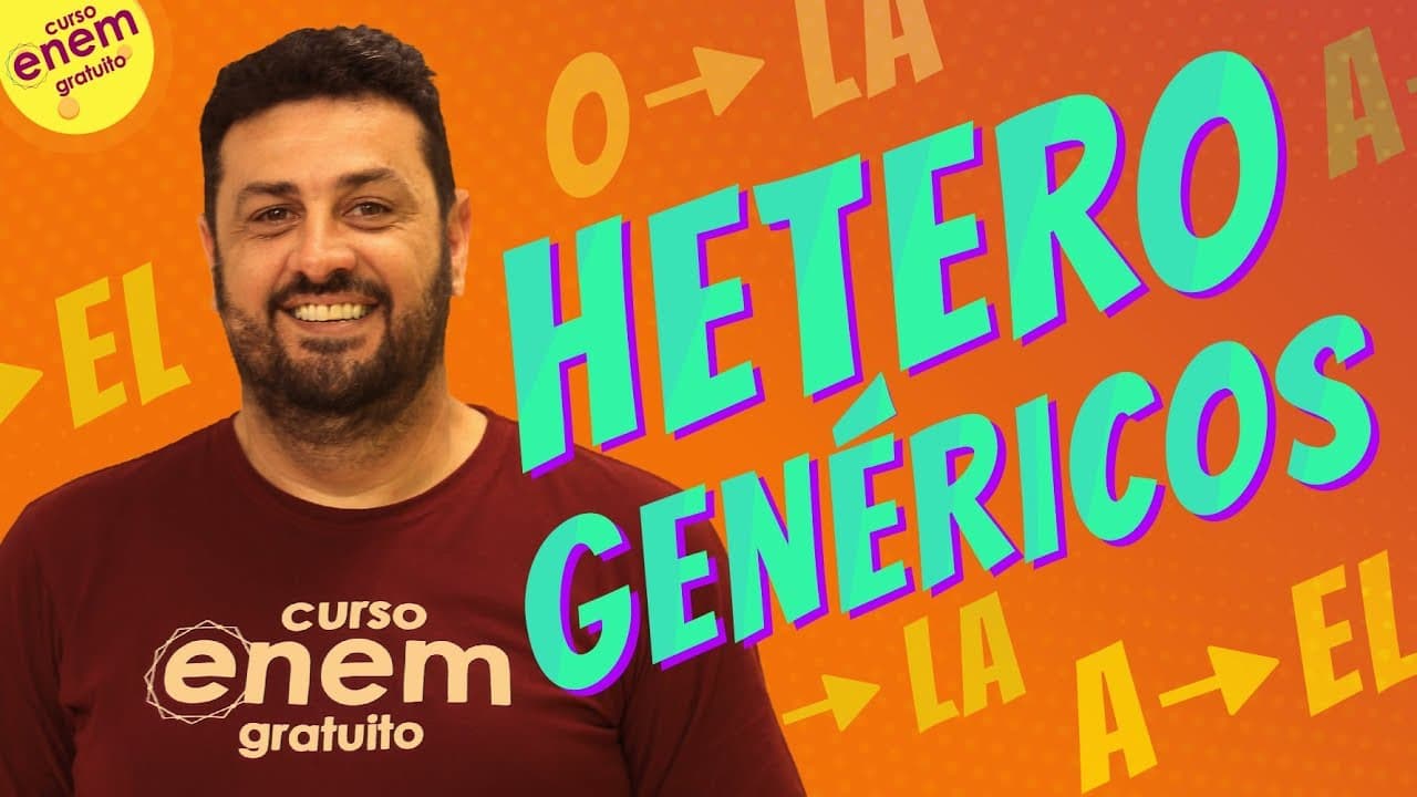 Thumbnail: HETEROGENÉRICOS DO ESPANHOL | Resumo de Espanhol para o Enem