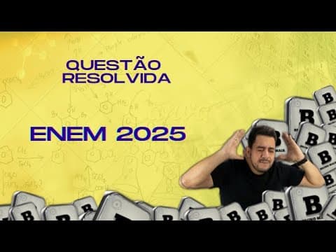 Thumbnail da aula: (ENEM/2025) O Brasil é o maior produtor mundial de nióbio (massa molar = 93 g/mol), metal...