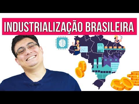 Thumbnail da aula: INDUSTRIALIZAÇÃO NO BRASIL: urbanização e êxodo rural | RESUMO DE GEOGRAFIA PARA O ENEM