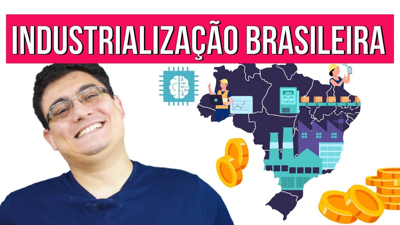 Thumbnail: INDUSTRIALIZAÇÃO NO BRASIL: urbanização e êxodo rural | RESUMO DE GEOGRAFIA PARA O ENEM